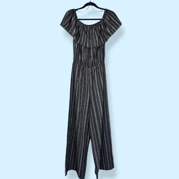 Kiwi & Punch Dark Striped Jumpsuit - Picture 5 of 7